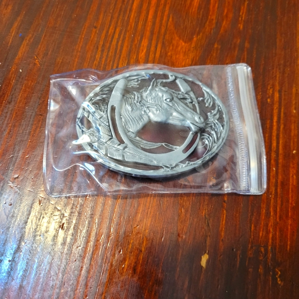 Western Horse Head Belt Buckle